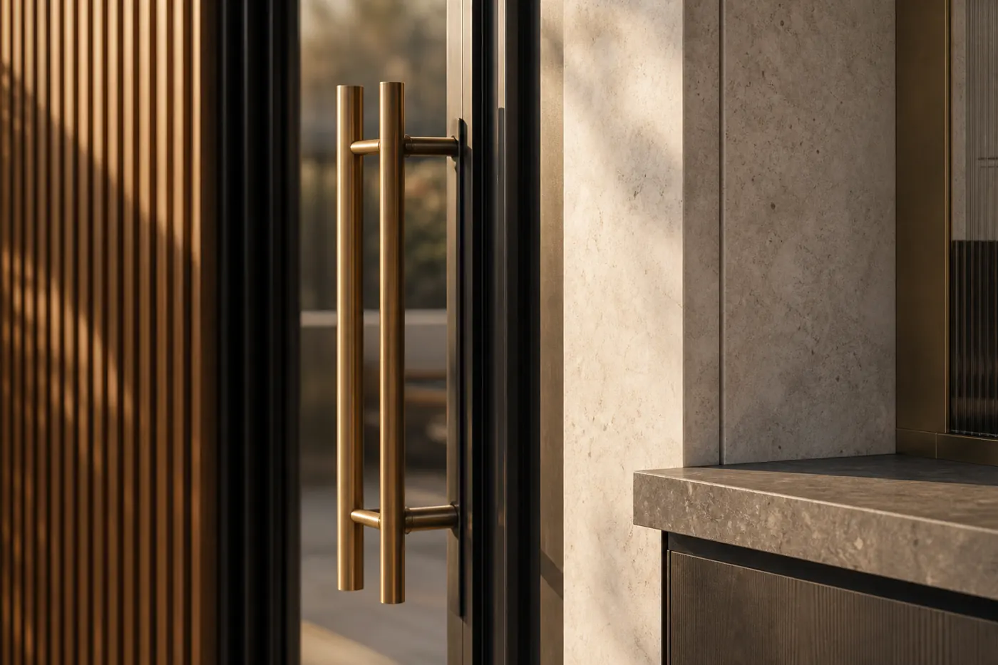 Construction detail and finish view